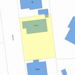 30 Hale St, Newton, MA 02464 plot plan