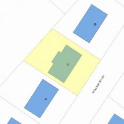 35 Beaconwood Rd, Newton, MA 02461 plot plan