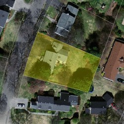 56 Gould Rd, Newton, MA 02468 aerial view