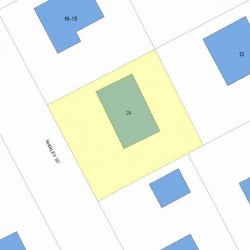 24 Shirley St, Newton, MA 02465 plot plan