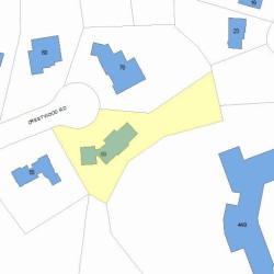 69 Crestwood Rd, Newton, MA 02465 plot plan