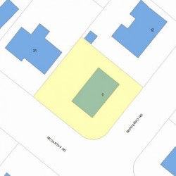 6 Bontempo Rd, Newton, MA 02459 plot plan