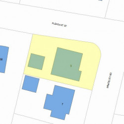 3 Rangeley Rd, Newton, MA 02465 plot plan