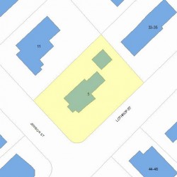 5 Jenison St, Newton, MA 02460 plot plan