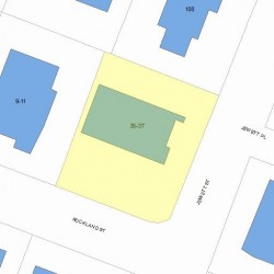 35 Jewett St, Newton, MA 02458 plot plan