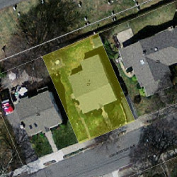 27 Kensington Ave, Newton, MA 02465 aerial view