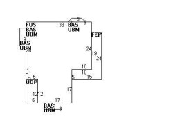 42 Pennsylvania Ave, Newton, MA 02464 floor plan