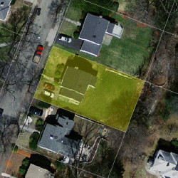 50 Hinckley Rd, Newton, MA 02468 aerial view