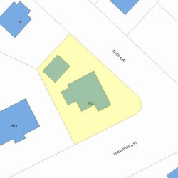 803 Watertown St, Newton, MA 02465 plot plan