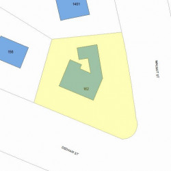 162 Dedham St, Newton, MA 02461 plot plan