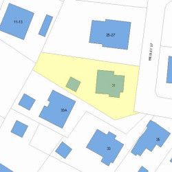 31 Wesley St, Newton, MA 02458 plot plan