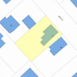 31 West St, Newton, MA 02458 plot plan