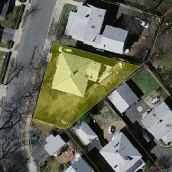 68 Wyoming Rd, Newton, MA 02460 aerial view