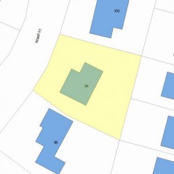 94 Bemis St, Newton, MA 02460 plot plan