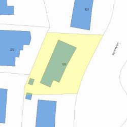 129 Selwyn Rd, Newton, MA 02461 plot plan