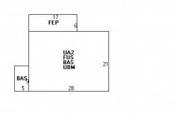 53 White Ave, Newton, MA 02459 floor plan