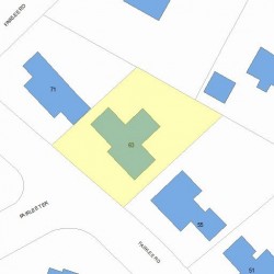 63 Fairlee Rd, Newton, MA 02468 plot plan