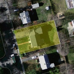 101 Hanson Rd, Newton, MA 02459 aerial view