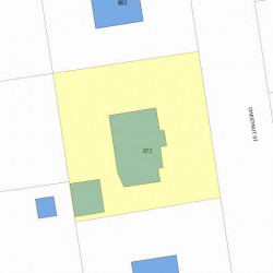 873 Chestnut St, Newton, MA 02468 plot plan