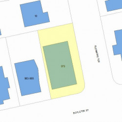 979 Boylston St, Newton, MA 02461 plot plan