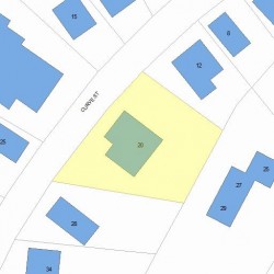 20 Curve St, Newton, MA 02465 plot plan