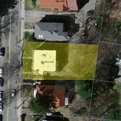 456 Lowell Ave, Newton, MA 02460 aerial view