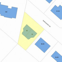 66 Tanglewood Rd, Newton, MA 02459 plot plan