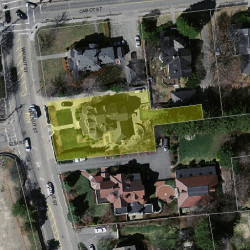 406 Walnut St, Newton, MA 02460 aerial view