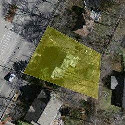 147 Brookline St, Newton, MA 02467 aerial view