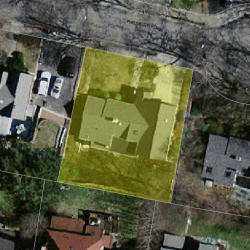 43 Philmore Rd, Newton, MA 02458 aerial view