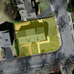 31 Pennsylvania Ave, Newton, MA 02464 aerial view