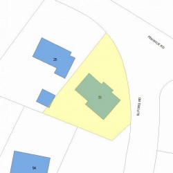 35 Fenwick Rd, Newton, MA 02468 plot plan