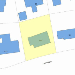 1115 Commonwealth Ave, Newton, MA 02459 plot plan