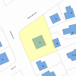 40 Cypress St, Newton, MA 02459 plot plan