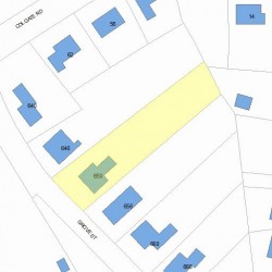 650 Grove St, Newton, MA 02462 plot plan