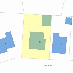 29 Royce Rd, Newton, MA 02459 plot plan