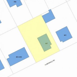 447 Albemarle Rd, Newton, MA 02460 plot plan