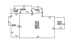 64 Prospect Ave, Newton, MA 02460 floor plan