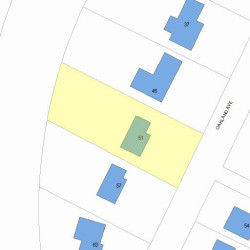 51 Oakland Ave, Newton, MA 02466 plot plan