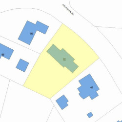 52 Kelveden Rd, Newton, MA 02468 plot plan