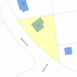 46 Tamworth Rd, Newton, MA 02468 plot plan