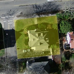 518 Commonwealth Ave, Newton, MA 02459 aerial view
